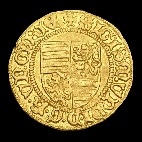Luxemburgi Zsigmond magyar király (1387-1437) aranyforint K-F